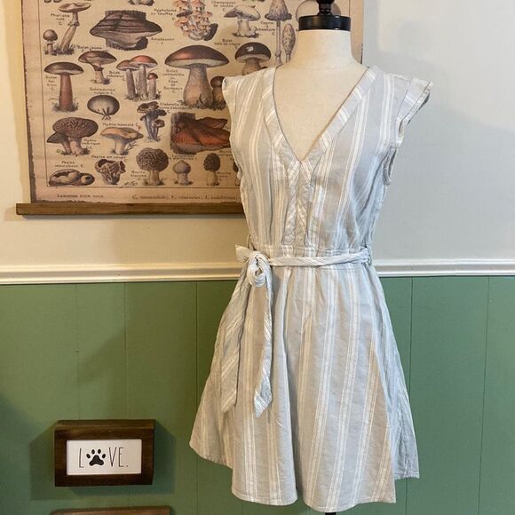 O’Neill Striped Linen Blend Sun Dress - Picture 1 of 6